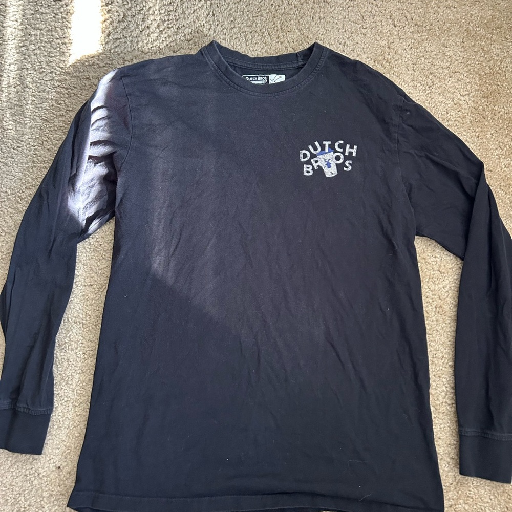 Dutch Bros Black Long Sleeve Shirt
